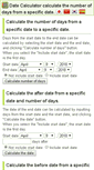 Mobile Screenshot of calc-date.com